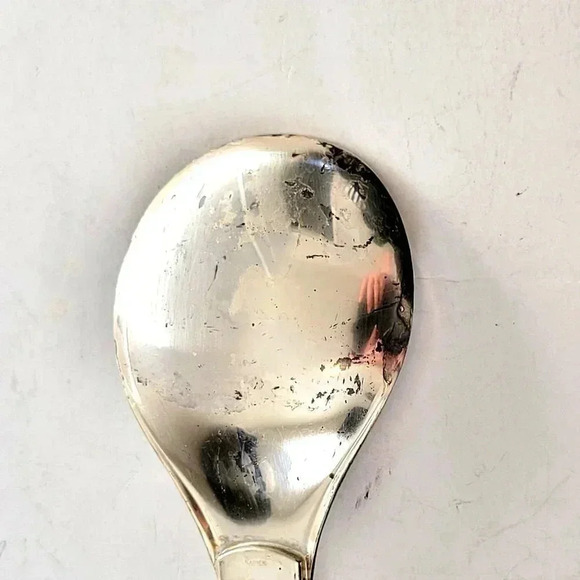 Napier Serving Spoon 14 3/4" Extra Long Large Silverplate MCM Vintage - Picture 3 of 4